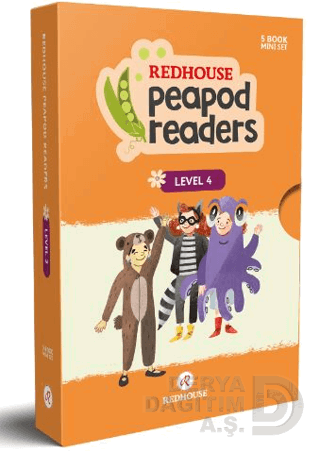 REDHOUSE PEAPOD READERS - LEVEL 4 (5 BOOK)