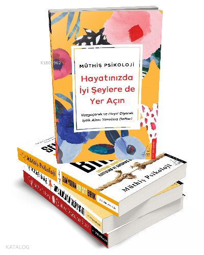 Müthiş Psikoloji 3 Kitap Set Defter Hediyeli