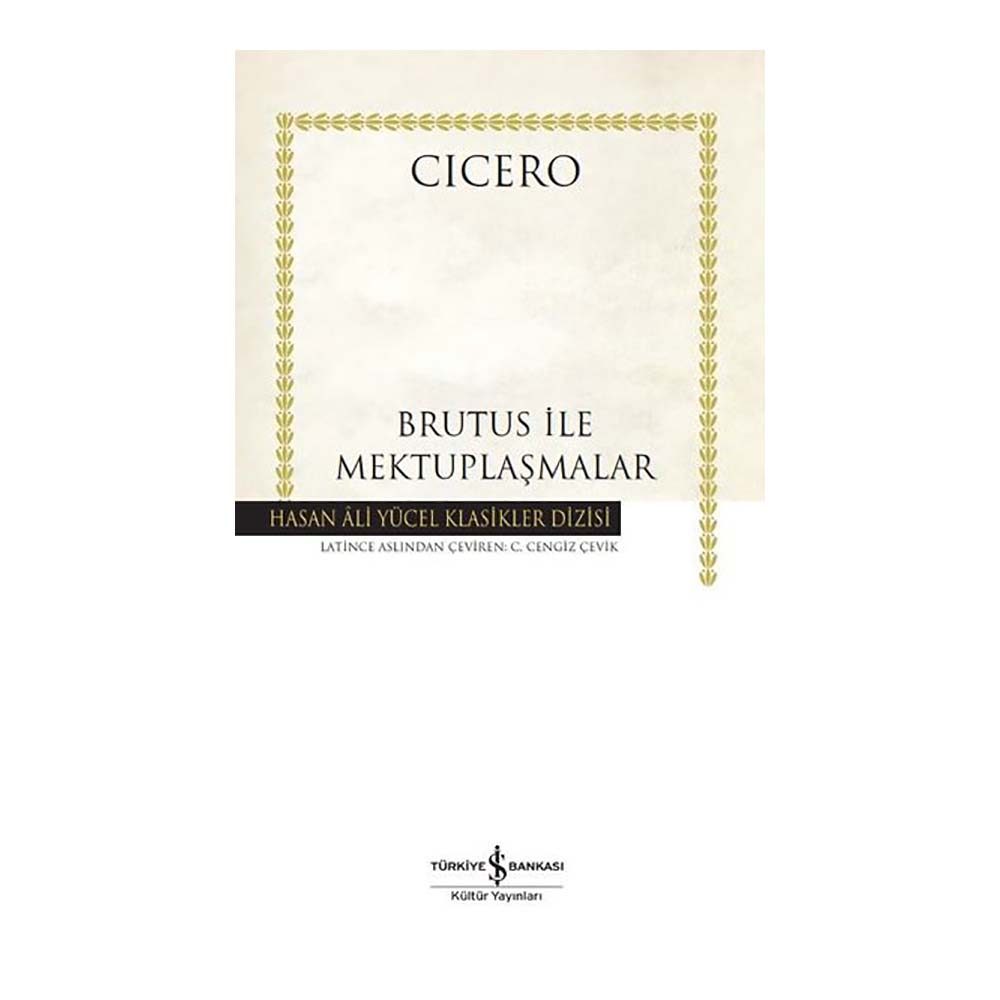 BRUTUS İLE MEKTUPLAŞMALAR (KARTON KAPAK)