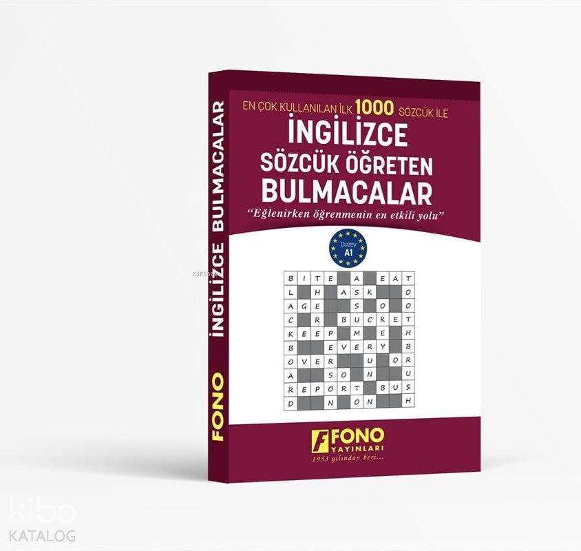 İngilizce Sözcük Öğreten Bulmacalar Düzey A1