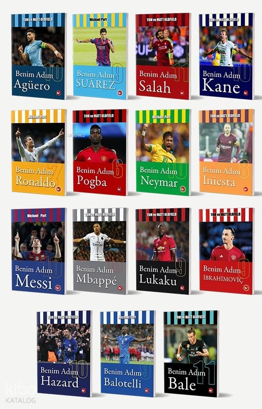 Futbolcular Serisi Seti - (15 Kitap)