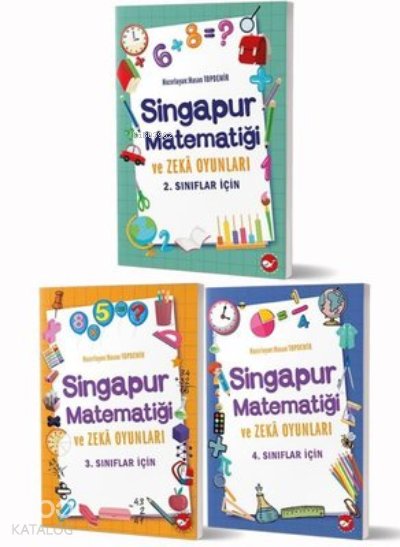 Singapur Matematiği ve Zeka Oyunları Seti (3 Kitap Takım) - Hasan Topdemir