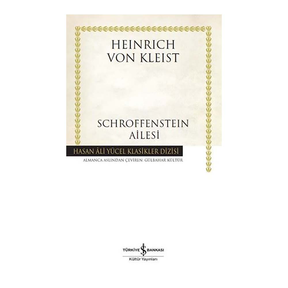 SCHROFFENSTEIN AİLESİ (HASAN ALİ YÜCELKLASİKLERİ) KARTON KAPAK