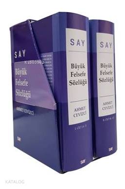 Say Büyük Felsefe Sözlüğü 1 -2 Cilt TK (Ciltli ) Kutu Muhafazalı - Ahmet Cevizci