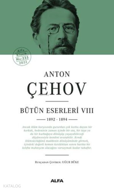Anton Çehov Bütün Eserleri VIII