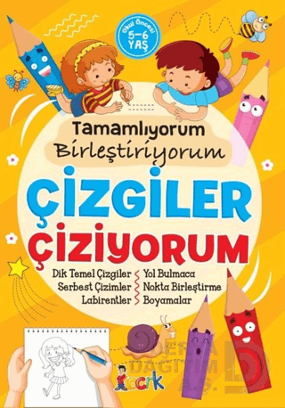 ÇİZGİLER ÇİZİYORUM - TAMAMLIYORUM BİRLEŞTİRİYORUM