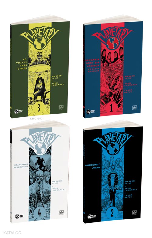 Planetary 4 Kitap Takım - Warren Ellis