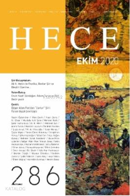 Hece Aylık Edebiyat Dergisi Sayı: 286