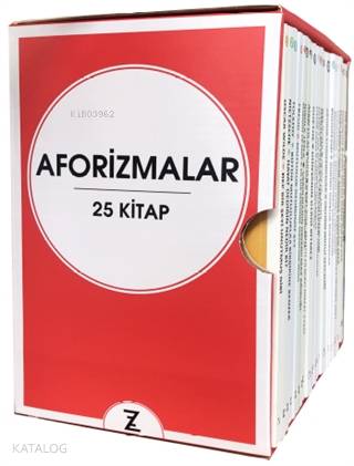Aforizmalar Seti Kutulu (25 Kitap Takım)