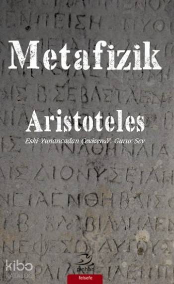 Metafizik - Aristoteles (Aristo)