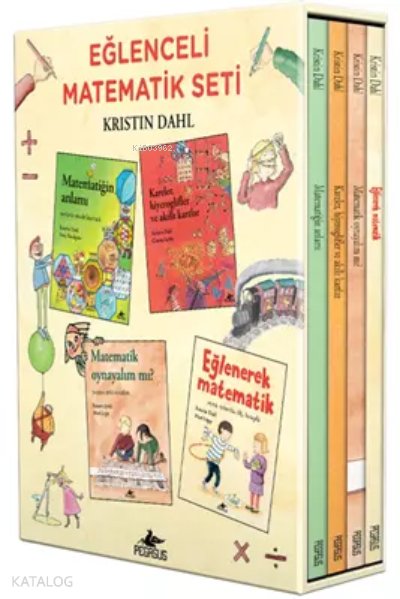 Eğlenceli Matematik Kutulu Özel Set (4 Kitap) - Kristin Dahl