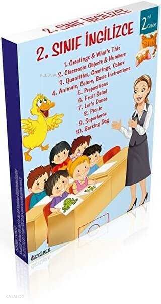 2. Sınıf İngilizce Hikayeler 10 Kitap Takım