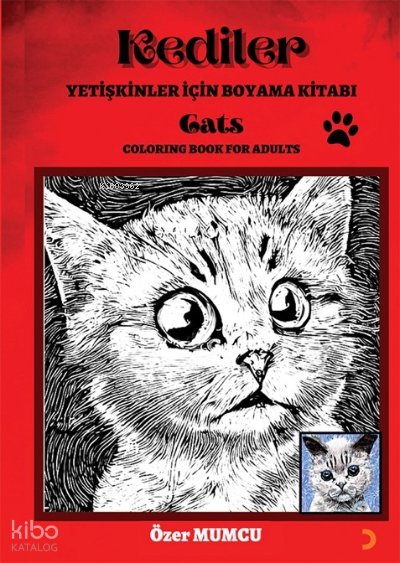 Kediler – Yetişkinler için Boyama Kitabı - Özer Mumcu