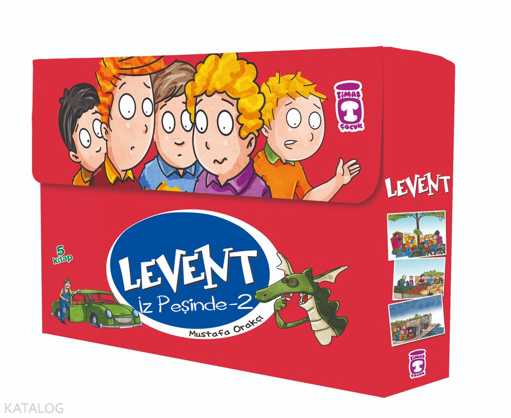 Levent ve Tayfası İz Peşinde 2 (5 Kitap)