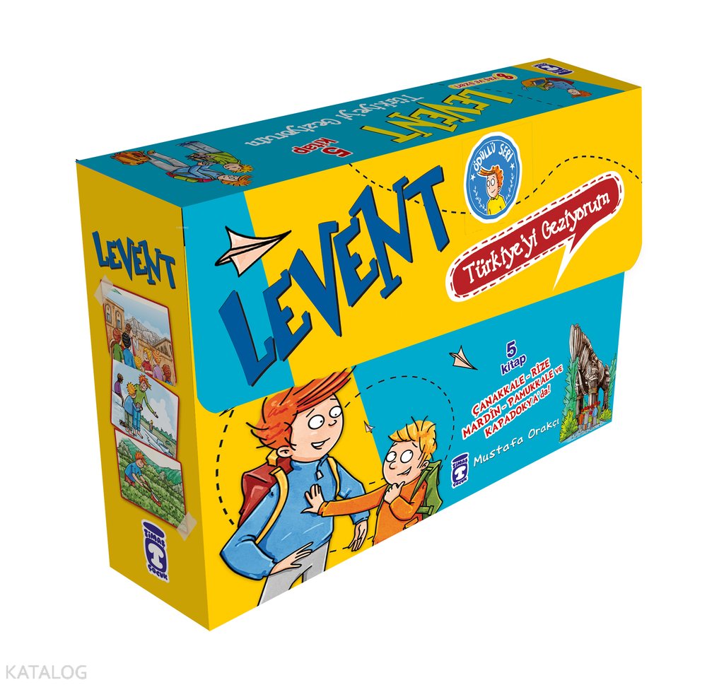 Levent: Türkiye'yi Geziyorum 1. Set - (5 Kitap)
