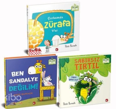 Hayvanlarla Eğleniyorum Set - Organik Kitap (3 Kitap Takım) - Ross Burach