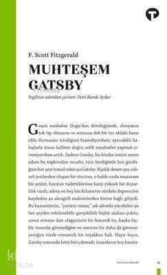 Muhteşem Gatsby - F. Scott Fitzgerald