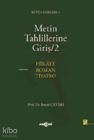 Metin Tahlillerine Giriş 2