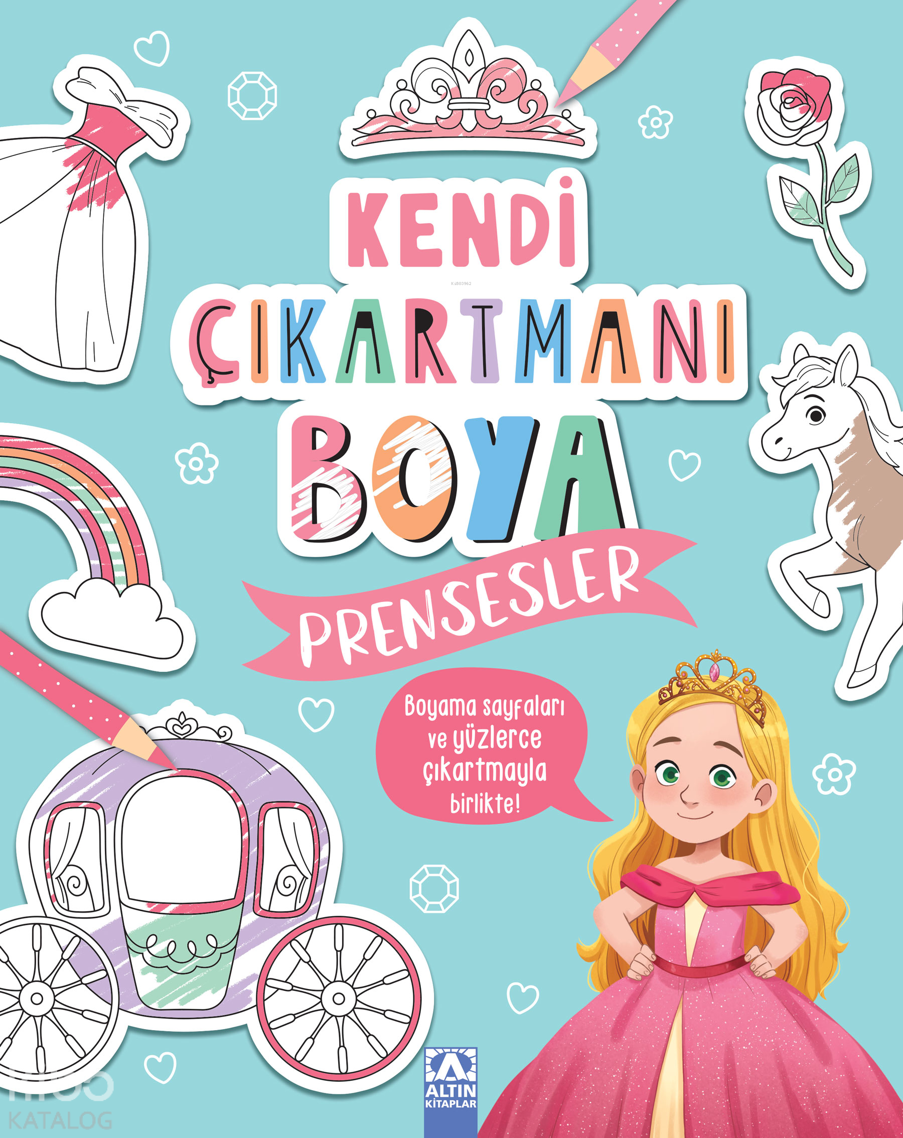 KENDİ ÇIKARTMANI BOYA - PRENSESLER