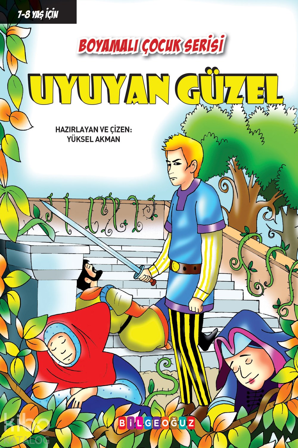 Uyuyan Güzel - Boyamalı Çocuk Serisi - Yüksel Akman