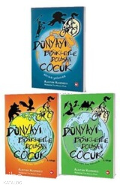 Dünyayı Bisikletle Dolaşan Çocuk Seti (3 Kitap Takım) - Alastair Humphreys
